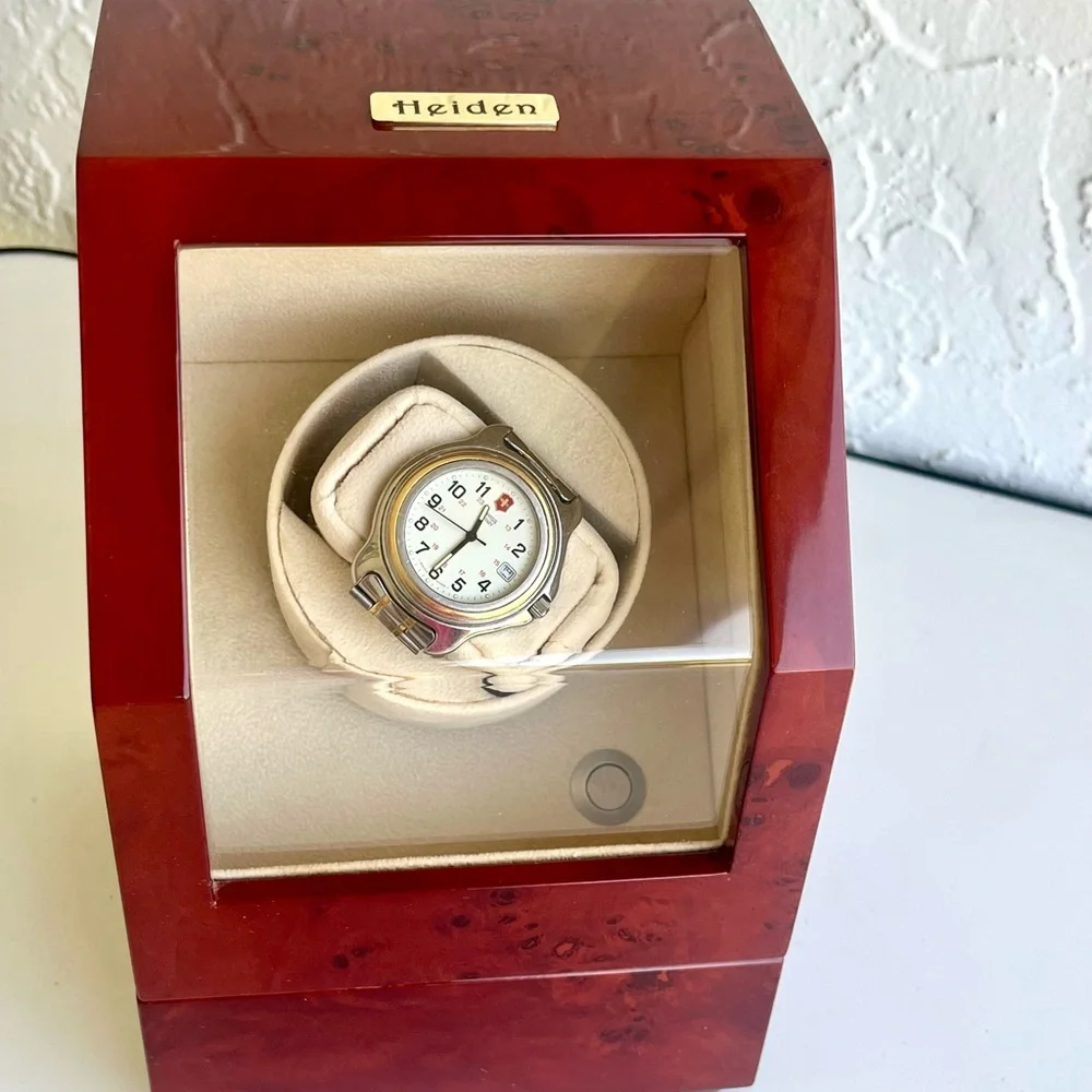 HEIDEN ELECTRIC OR  BATTERY POWERED SINGLE WATCH WINDER - Picture 15 of 15